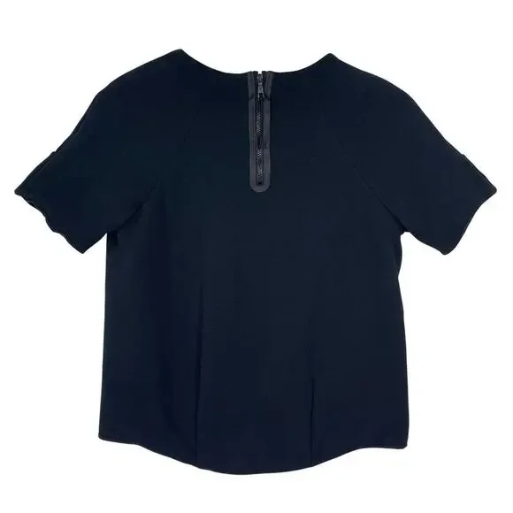 NIKE TECH Women’s Short Sleeve High Low Sweatshirt size medium - Picture 4 of 4